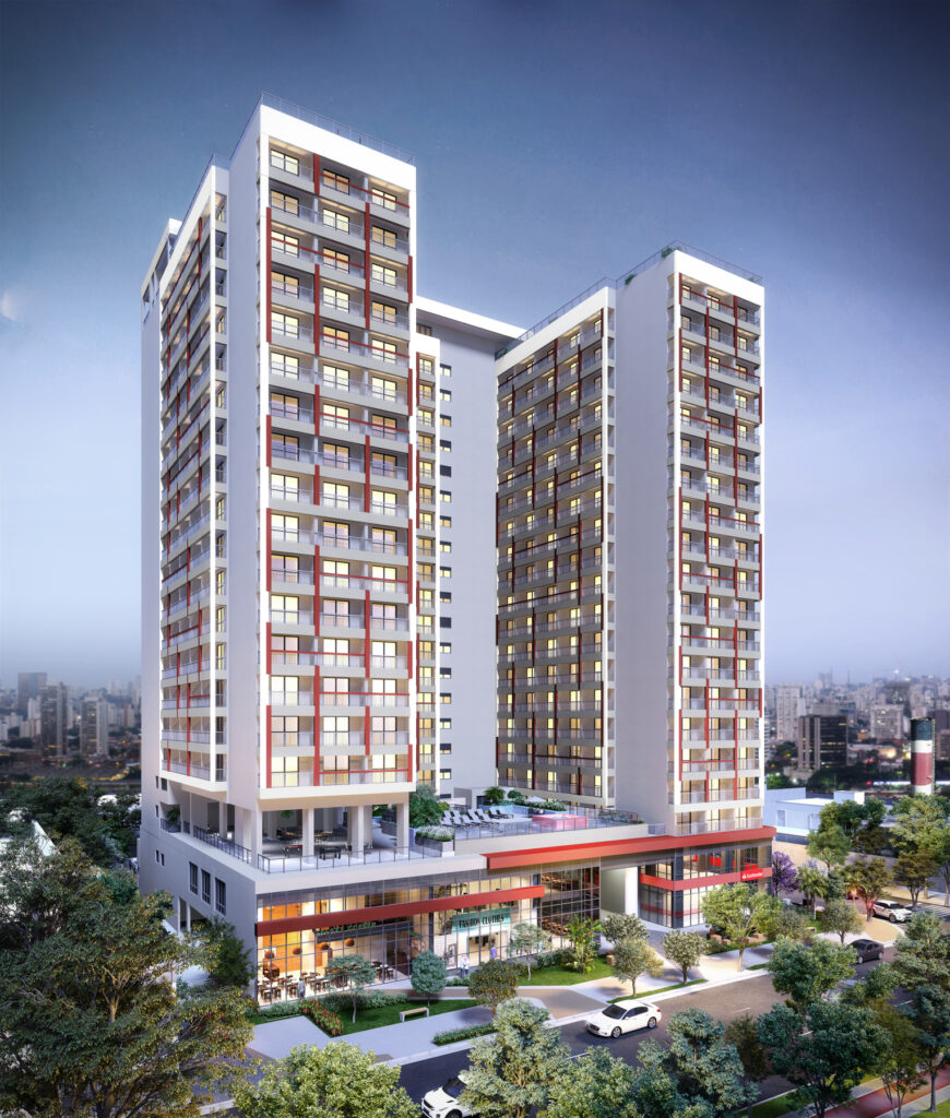 fachada noturna zip brooklin app yuny store